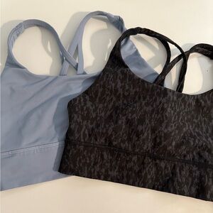 2 lululemon Energy Longline Bras - size 6